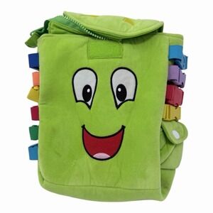 Buckle Toy - Buddy Activity Backpack - Educational Learning Toy with Zippered